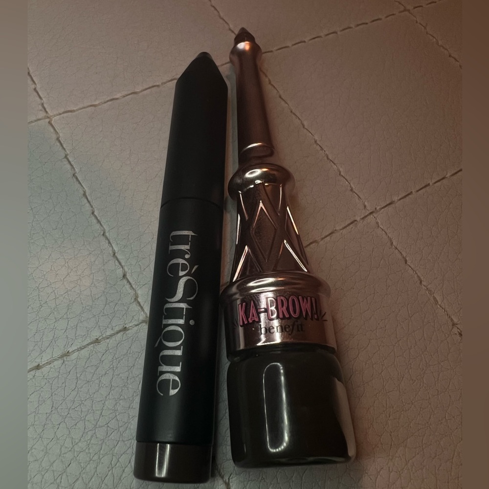 NEVER USED Dark Brown Eyebrow Duo